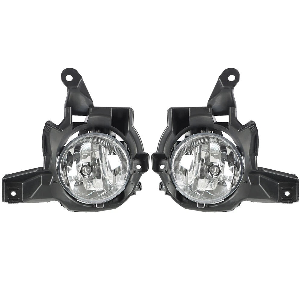 Set of 2 Fog Lights and Grille Assembly for Toyota RAV4 (2013–2015)