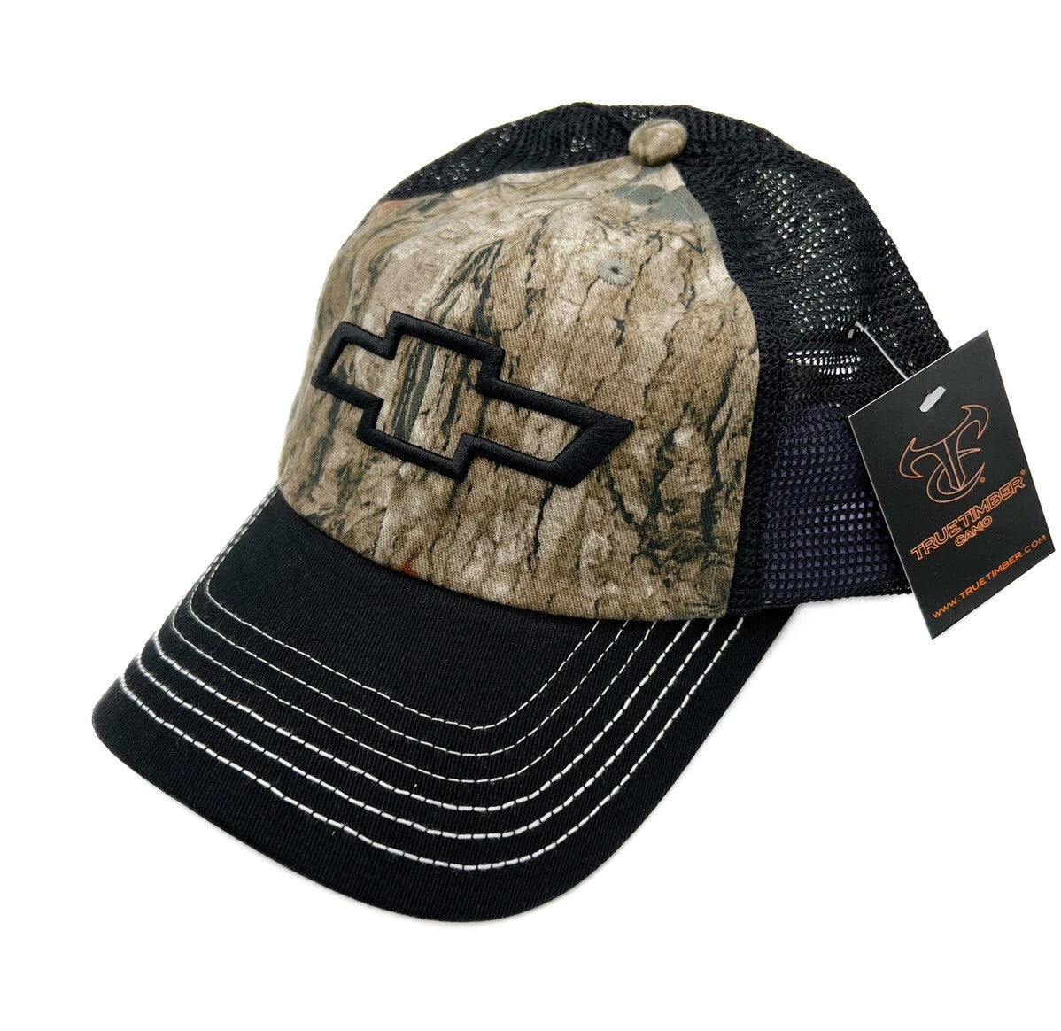 Chevrolet Performance Bowtie Hat with Black Mesh Camo for Chevrolet (2005–2025)