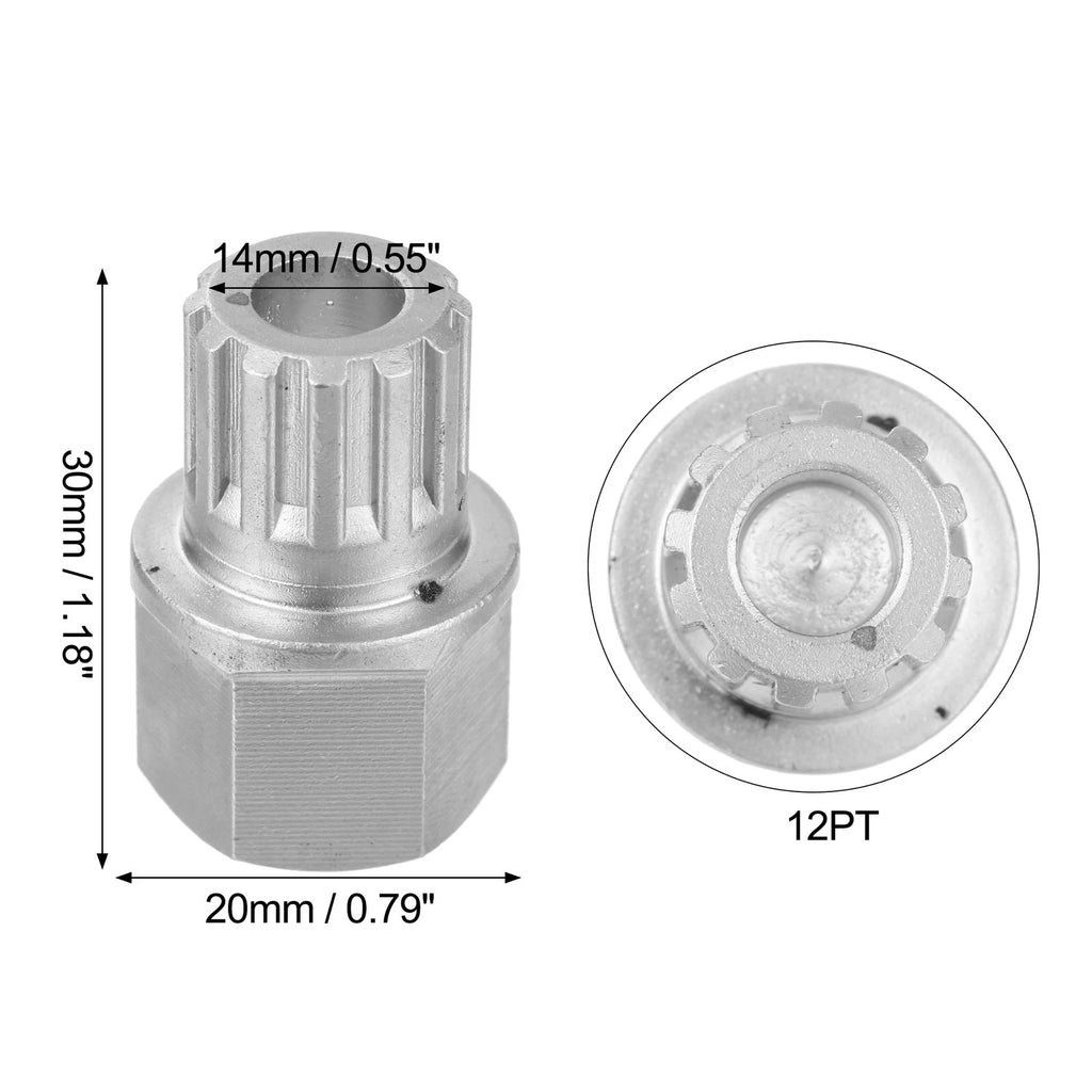 Anti Theft Wheel Lock Key Lug Nut Screw Removal for VW Audi (57/12PT)