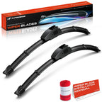 2X Front Windshield Wiper Blades for Jeep Wrangler (2007–2017)