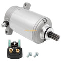 Starter Motor & Relay for Yamaha Wolverine 350 YFM350 YFM350FX (1995–2005)