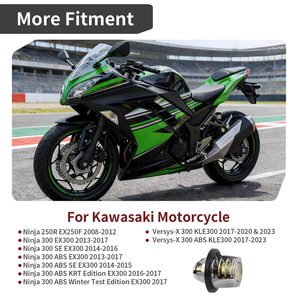 Thermostat & Gasket for Kawasaki Ninja 250R EX250F (2008–2012) 49054-1056