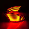 Red Lens Bumper Reflector Fog Lamp Turn Signal Light for Lexus IS (2014–2016)