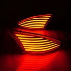 Red Lens Bumper Reflector Fog Lamp Turn Signal Light for Lexus IS (2014–2016)