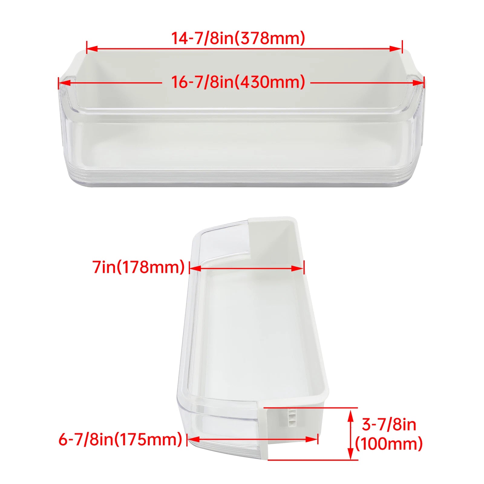 Upper Door Shelf Bin for Samsung/Kenmore Refrigerator (Compatible)