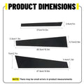 6PCS Gloss Black Door Window Pillar Post Trim for BMW 5-Series (1997–2003)
