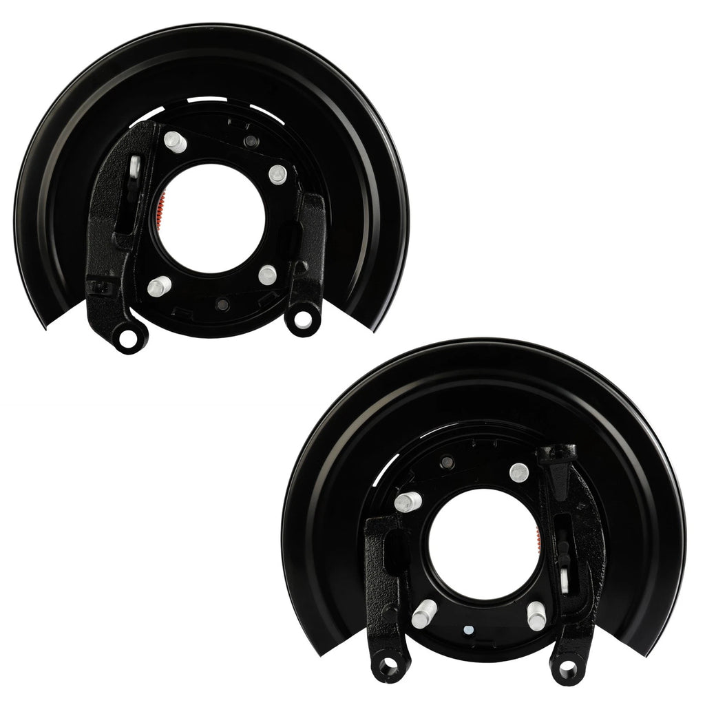 Set of 2 Rear Brake Dust Shield Backing Plates for Ford F250 F350 Excursion (1999–2007)