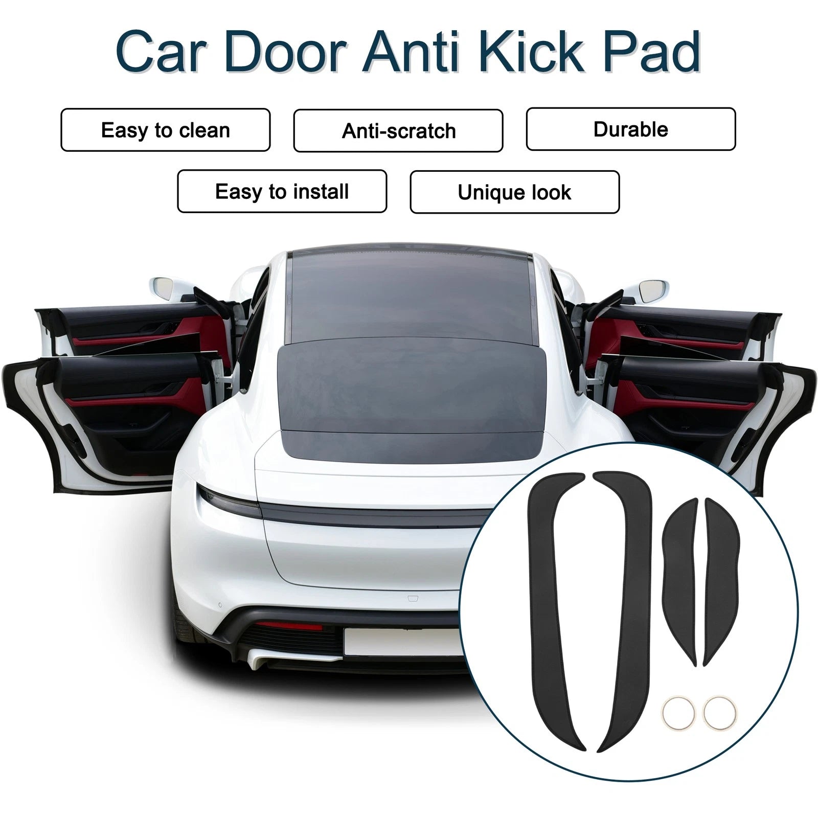 Set of 1 Car Door Anti Kick Pad Sticker Protector for Honda XR-V (2015–2019)