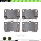 Metallic Brake Pads Rear for Lexus IS250 IS350 GS350 GS450h (2007–2011)