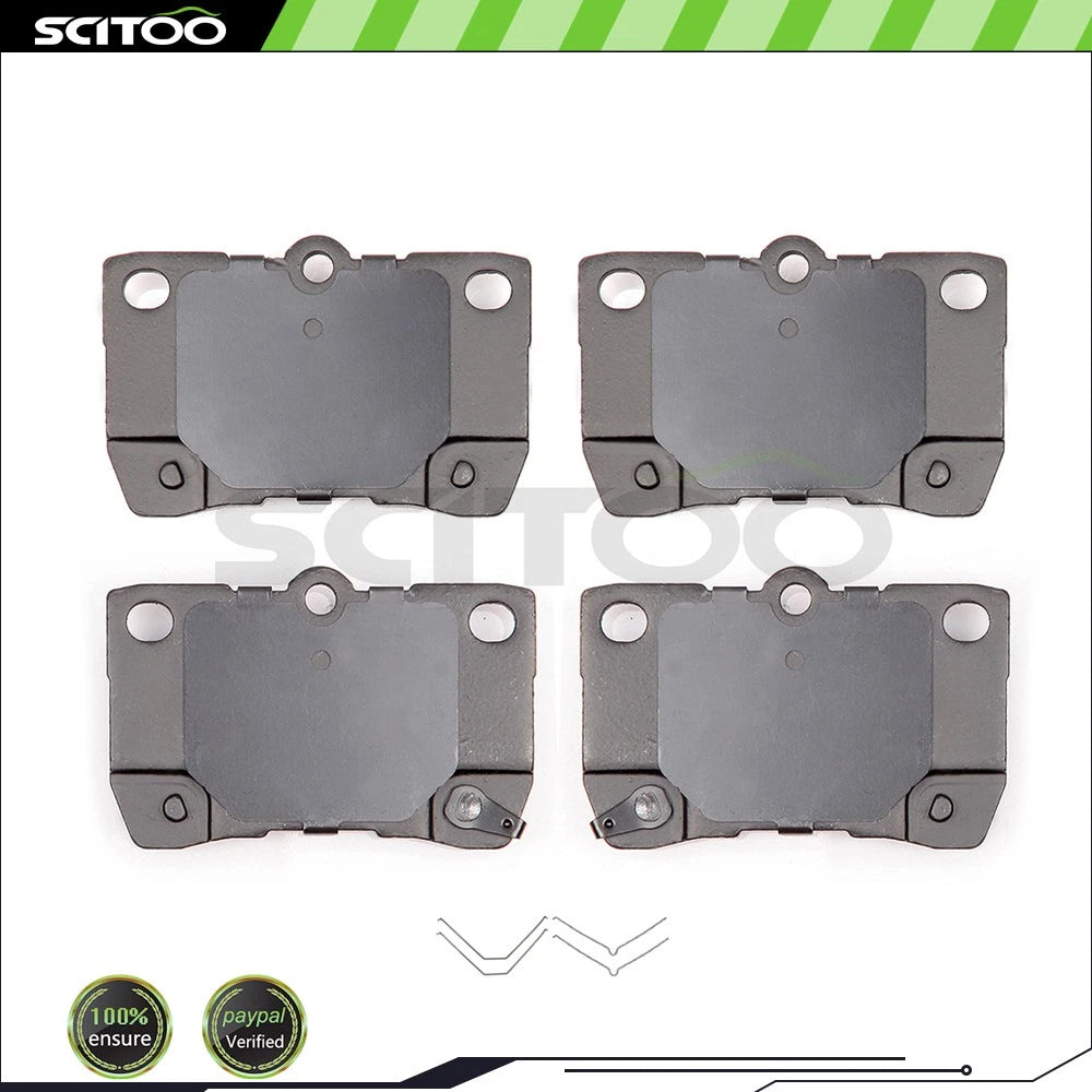 Metallic Brake Pads Rear for Lexus IS250 IS350 GS350 GS450h (2007–2011)