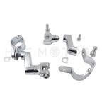 Chrome Engine Guard Highway Bar Pegs for Motorcycle (1.5")