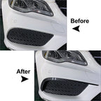 Front Bumper Lip Splitter Spoiler for Mercedes-Benz E-Class Coupe C207 (2013–2016)