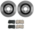 Front Brake Kit with Performance Pads & Disc Rotors for Chrysler Dodge