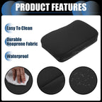 Armrest Protector Cover Pad for Hyundai Kona 2018-2023 Neoprene Black