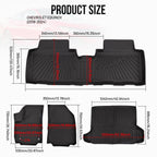 Set of 4 Heavy Duty Floor Mats & Cargo Liner for Chevrolet Equinox (2018–2024)