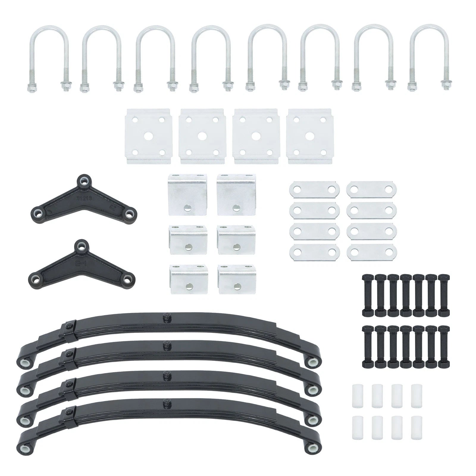 3 Leaf Trailer Double Eye Spring for Tandem Axle (2000-2000)