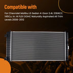 Aluminum Radiator for Chevrolet Malibu 2.4L (2008–2012) 8012864
