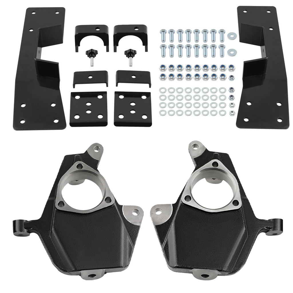 2" / 6" Drop Axle Flip Lowering Kit for Chevy Silverado GMC Sierra 1500 (1999–2006)