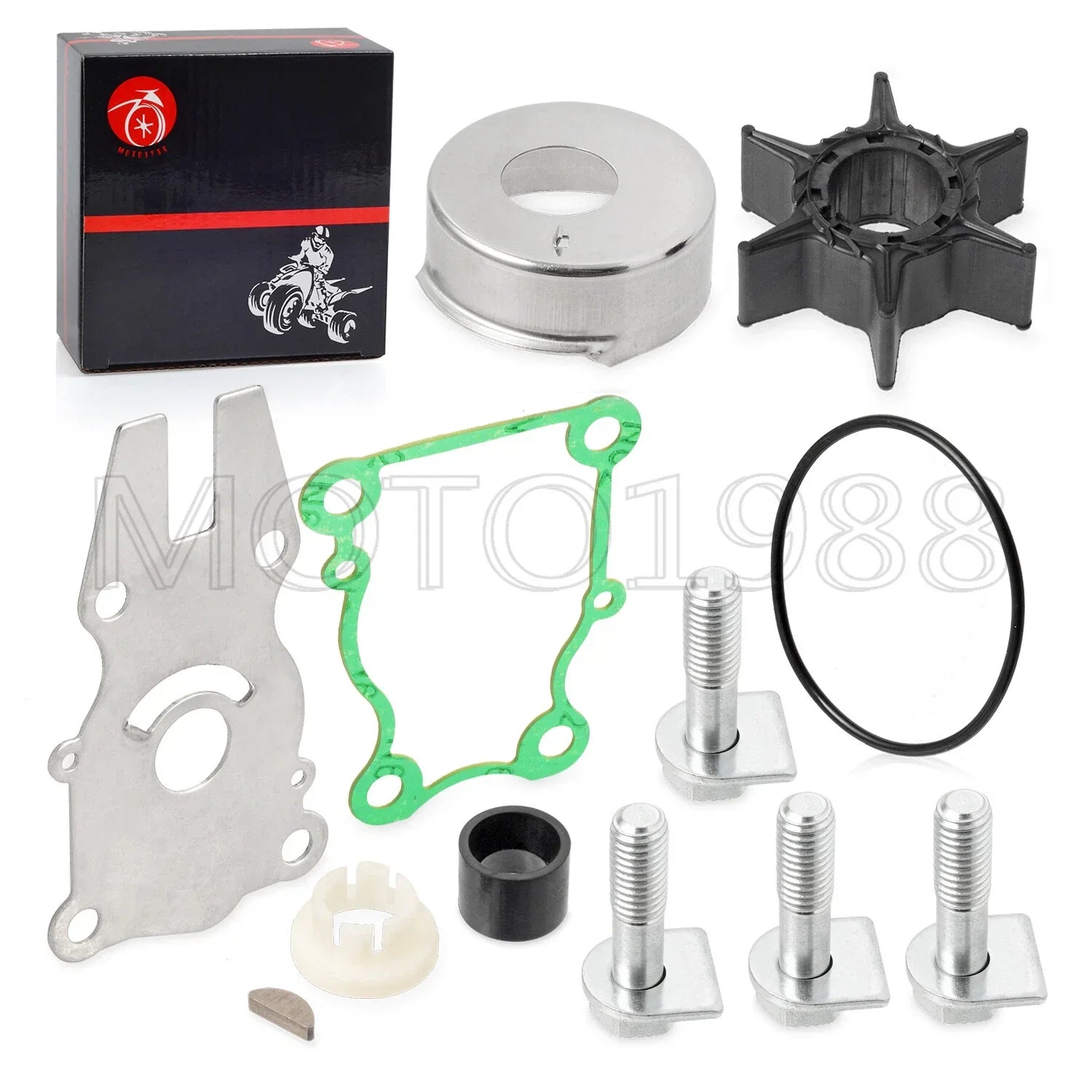 Water Pump Repair Kit for Yamaha 2-Stroke Outboard 40HP 2-Stroke C40 (1997–2003)