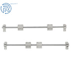2Pcs 8mm Linear Motion Rail Shaft w/ 4 SCS8UU Bearings & SK8 Support
