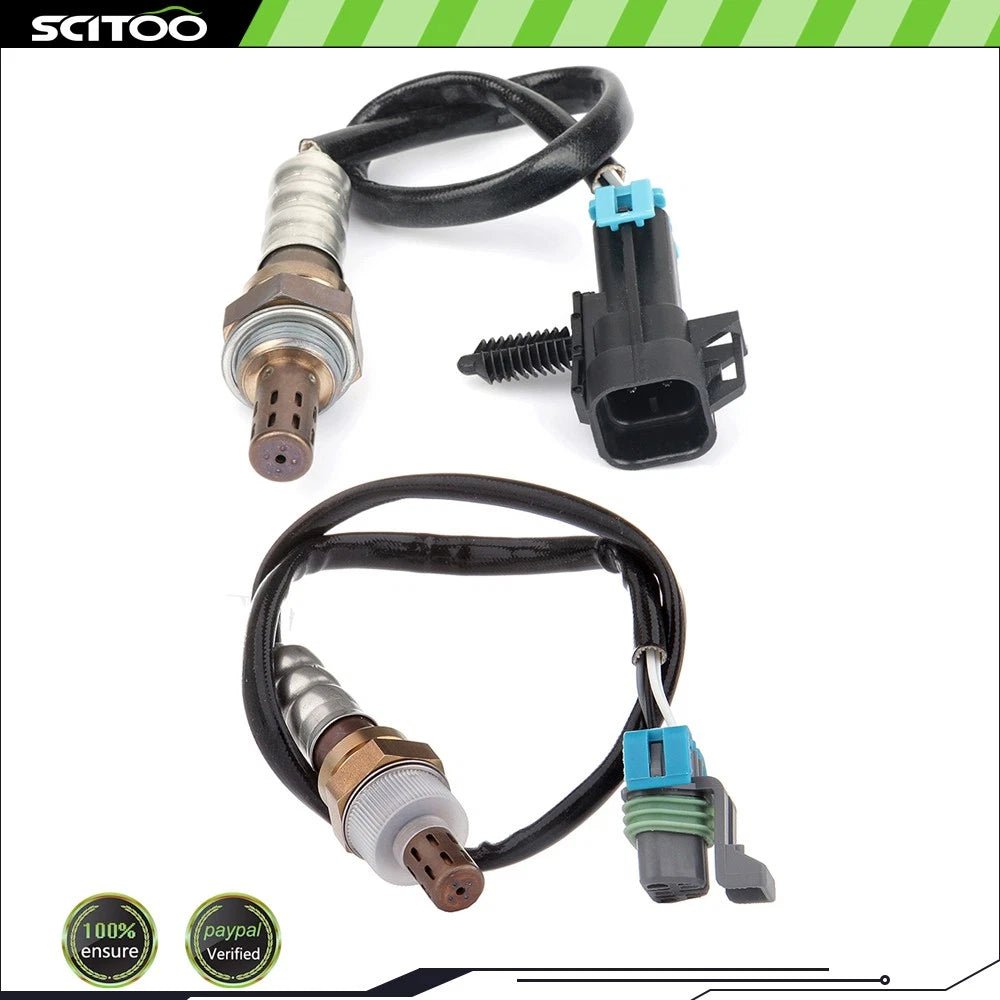2pcs Oxygen Sensor O2 for 2008 Chevrolet Malibu 2.4L