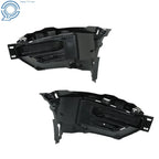 Set of 2 Fog Light Cover Trims for Ford Explorer (2020–2022) Black Clear