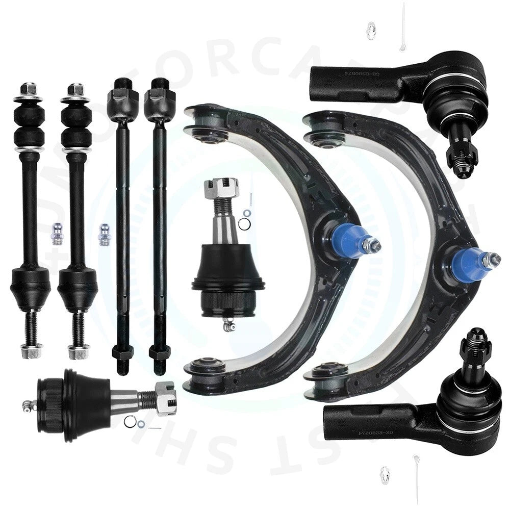 Set of 10 Front Upper Control Arms & Ball Joints for Dodge Ram 1500 (2006–2008)