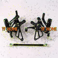 Rearsets Foot Pegs for Yamaha YZF R1 (2004-2006) - Black