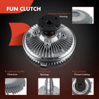 Engine Fan Clutch for Ford F-150, E-250, Dodge Dakota