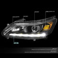LED Corner Projector Headlight Lamps for Honda Accord (2013–2015)