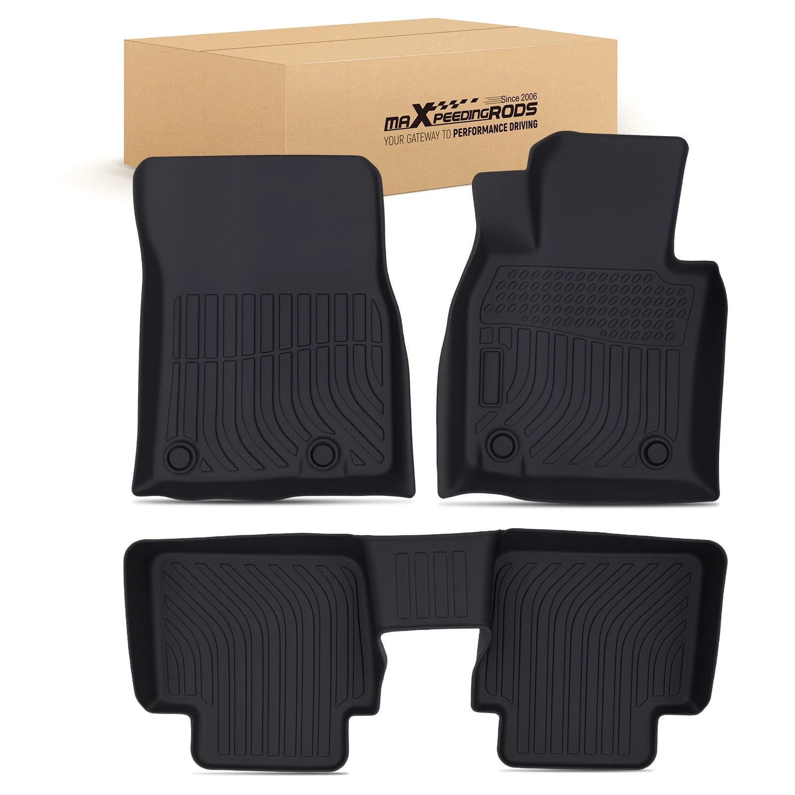 Black All-Weather Floor Mat for Mazda CX-50 (2023–2025)
