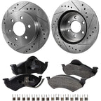 Brake Disc Rotors and Pads Kit for Dodge Dakota Durango (1998–1999)