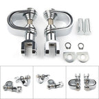 25mm & 32mm Chrome Highway Engine Crash Bar Mount Foot Pegs for Car Model