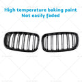 2pc Front Grill Grille Gloss Black for BMW X5 E70 X6 E71 (2007–2013)
