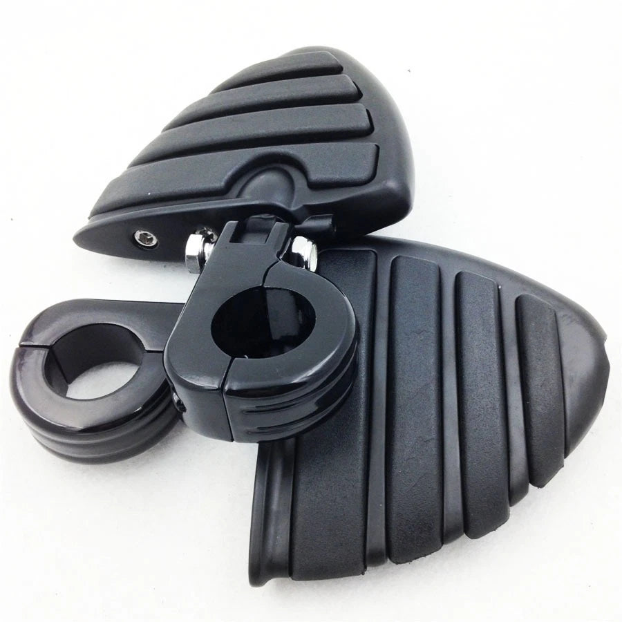 Front 1.5" Wing Foot Peg P Clamps for Yamaha XV1600 XV1700 XV1900 XV750 XV1100