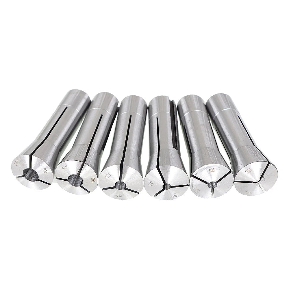 23-Piece R8 Collet Set for Bridgeport (Fractional 1/16" to 3/4")