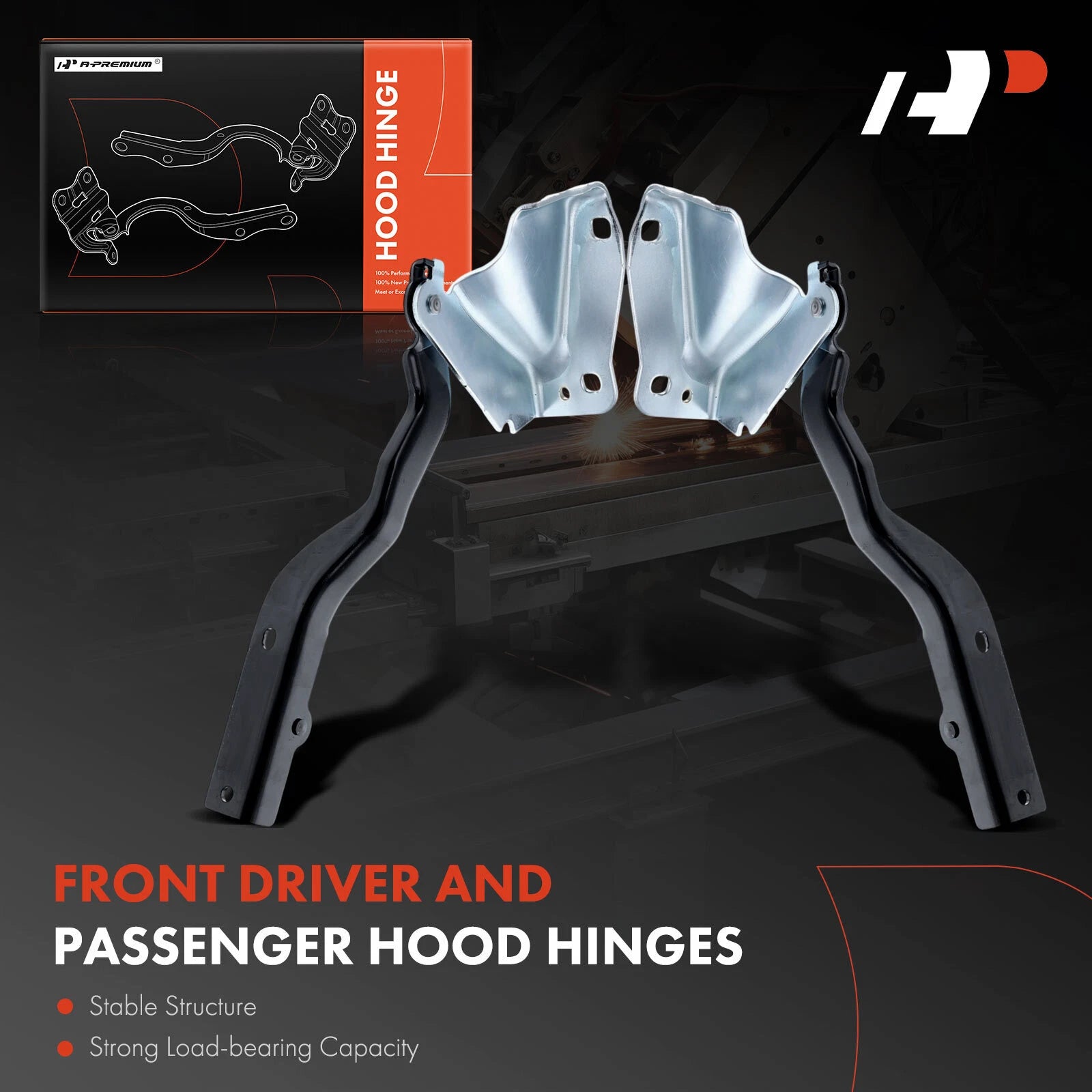 2Pcs Hood Hinge for Nissan Titan (2017-2023)