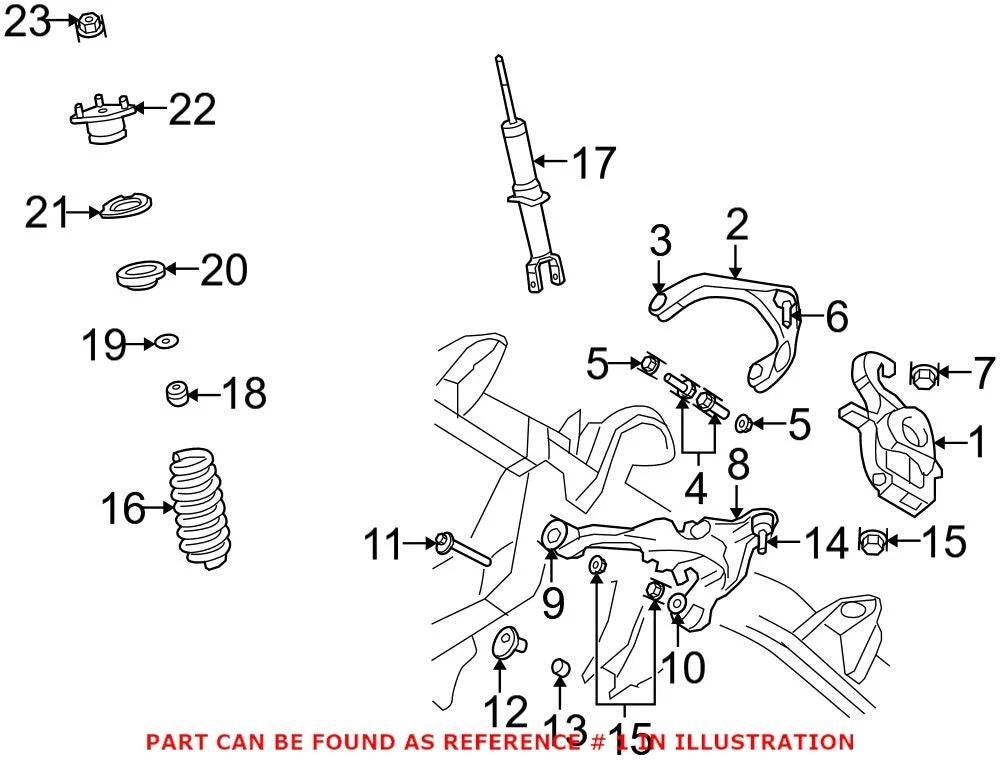 OEM Front Passenger Right Suspension Knuckle for Dodge Ram 1500 (2019–2023)