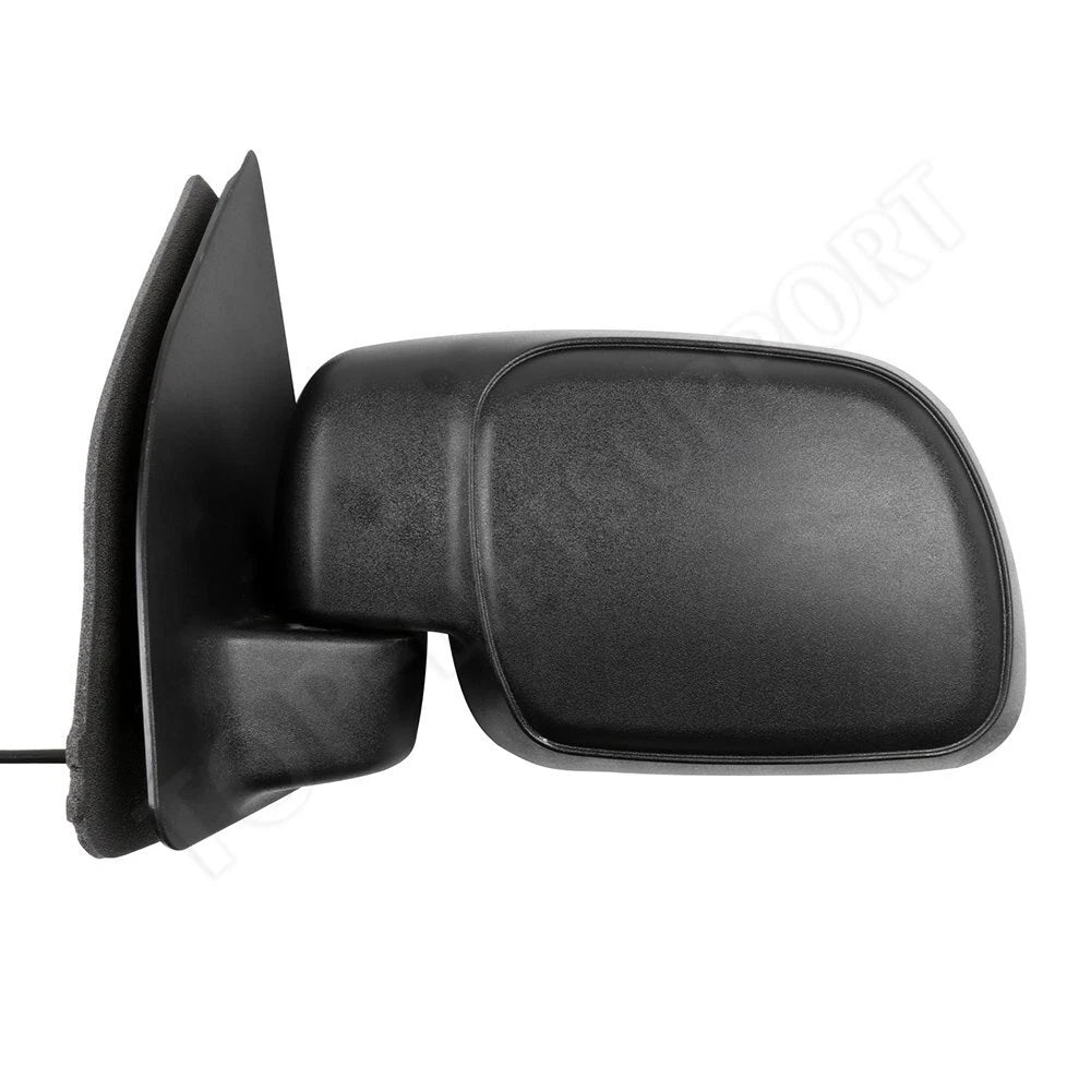 Driver Side Black Power Heated Exterior Mirror for Ford F-250 (1999–2007)