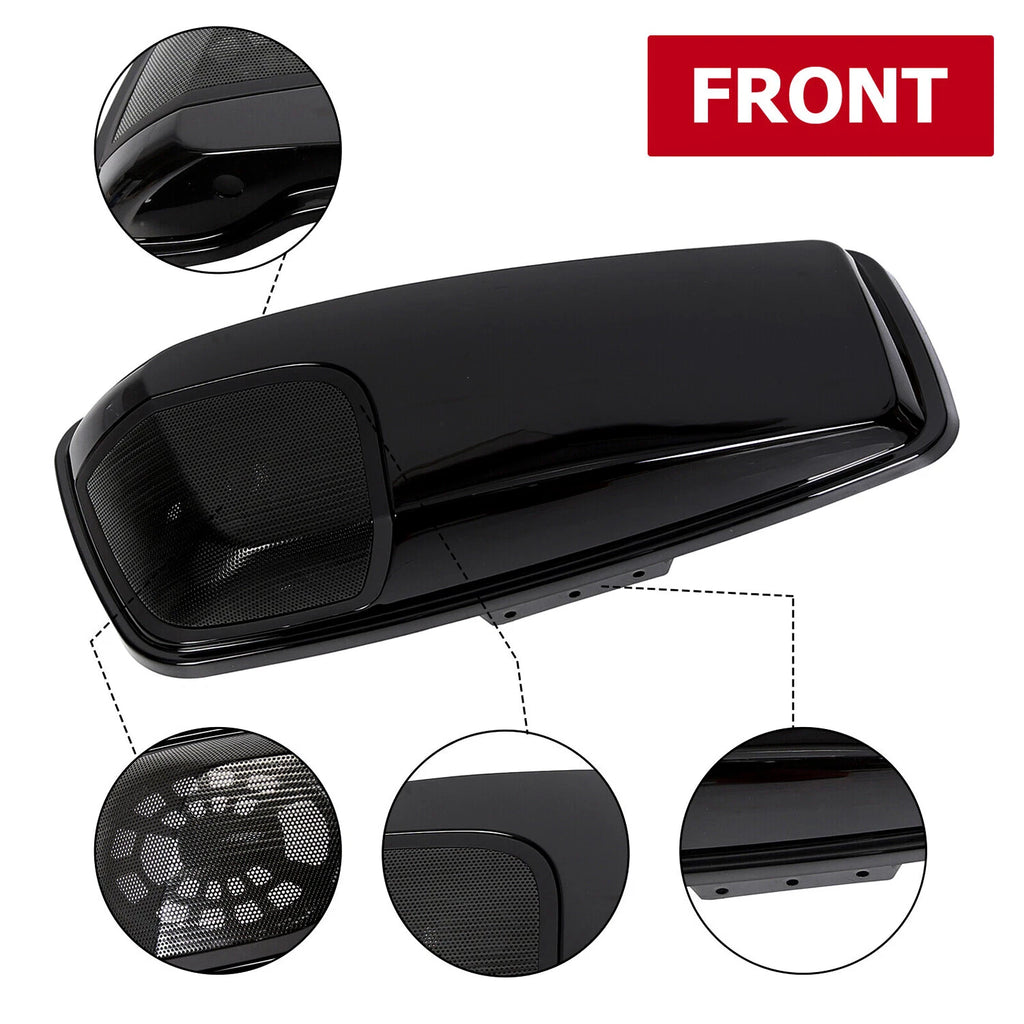 Saddle Bag Lids with 5x7 Speaker Cutouts for Harley Touring Road King Glide (2014–2024)