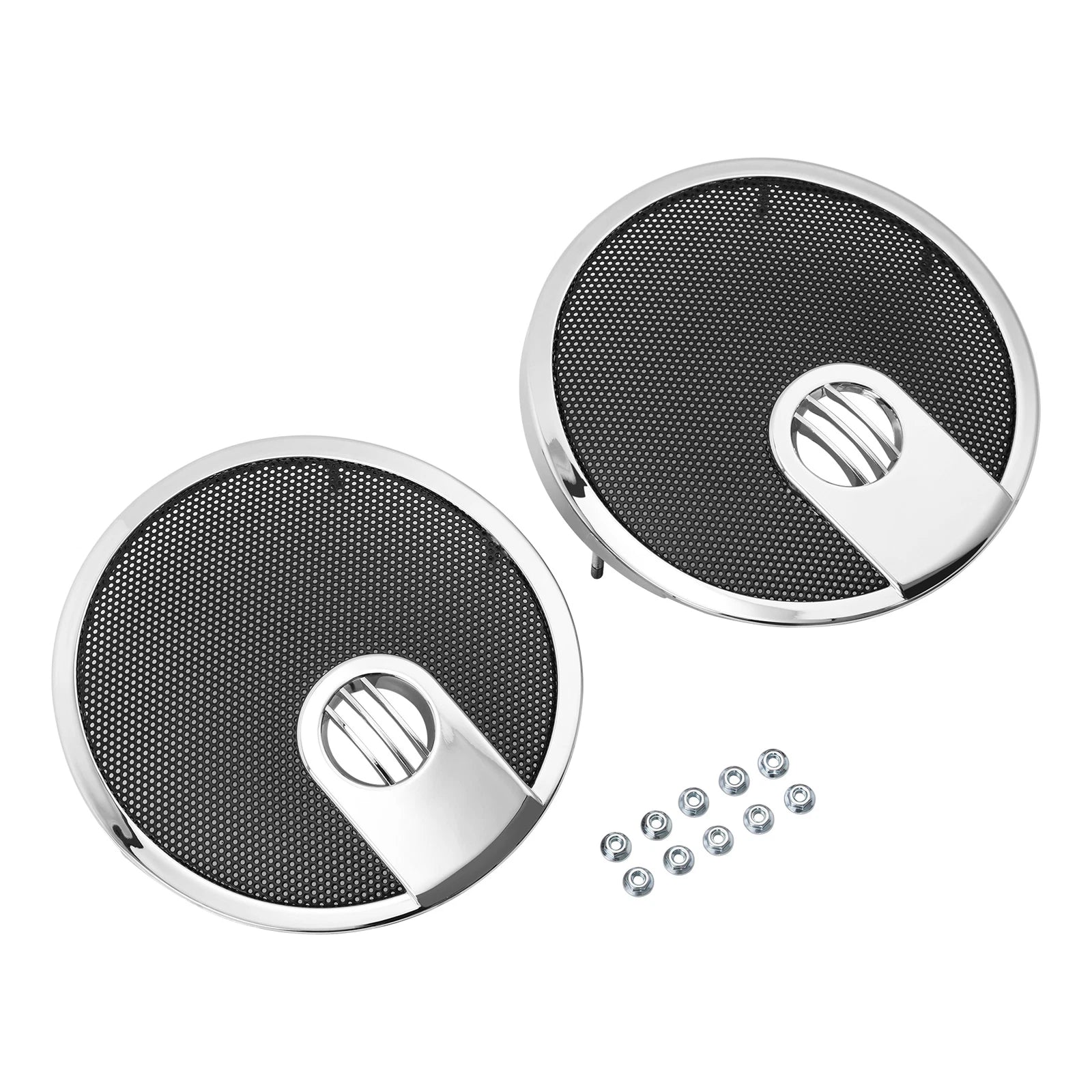 6.5" Saddlebag Speaker Lid Grill for Indian Chieftain (2014–2023)