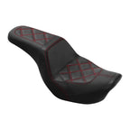 2X Two-Up Seat for Harley Street Bob FXDB Wide Glide (2006–2017)