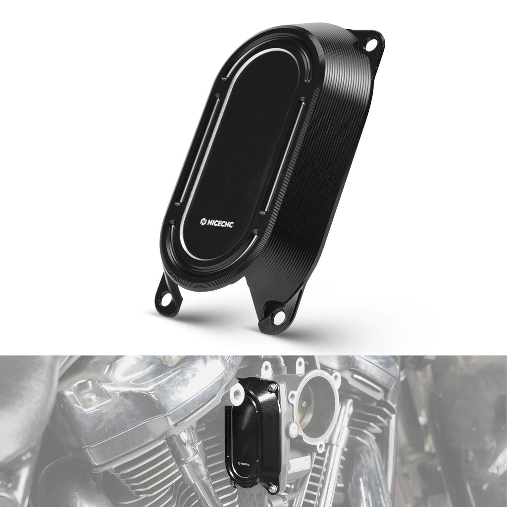 6061 Solid Aluminum Throttle Body Cover for Harley Street Glide FLHX (2017–2023)