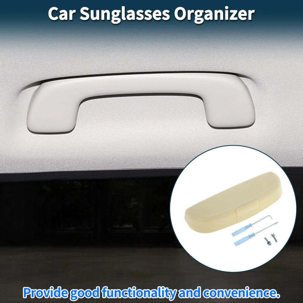 Sunglasses Case for Mitsubishi Lancer (2008–2017) Eyeglasses Holder Beige