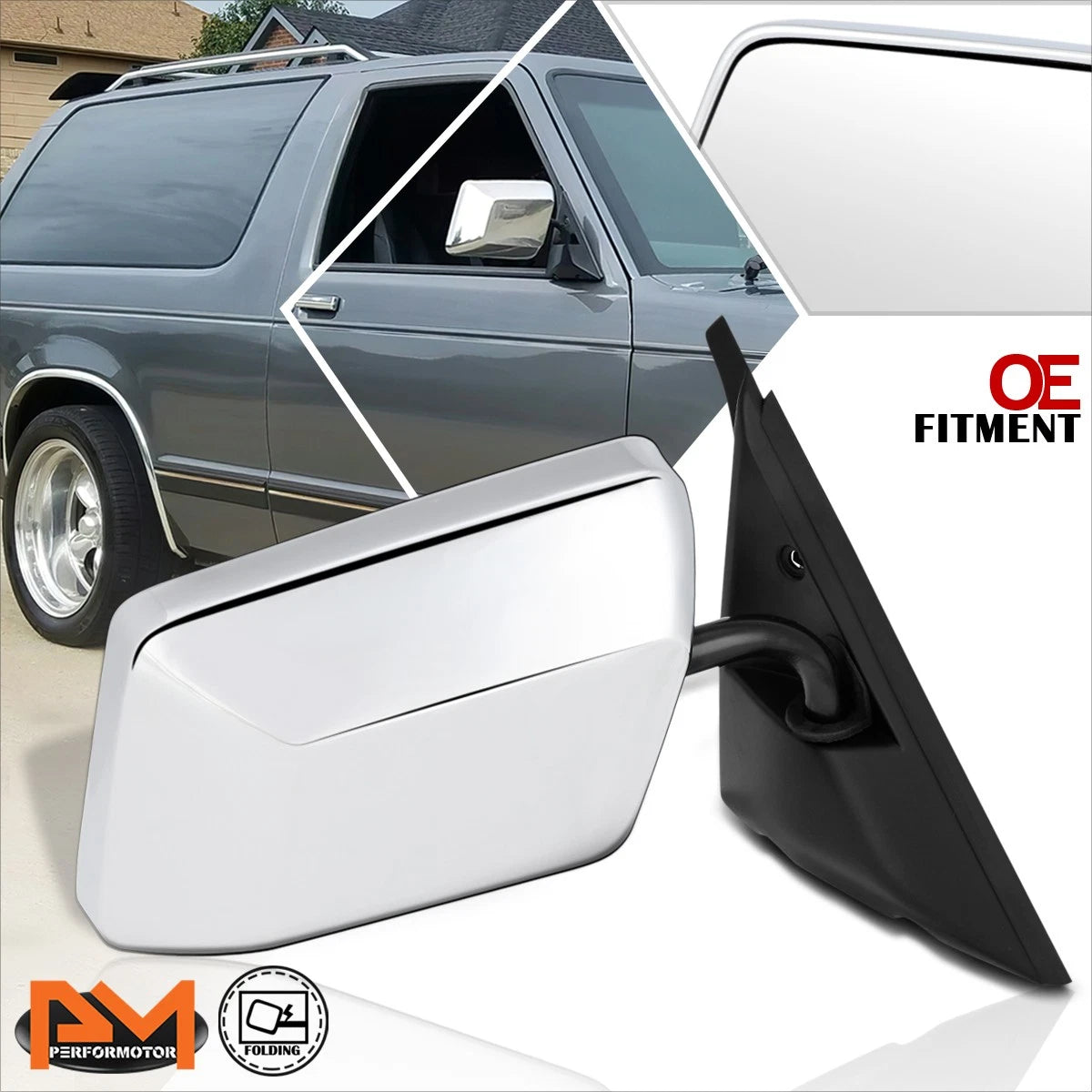 Side Rear View Door Mirror for Kia Rio (2018–2020) Right Manual Adjust