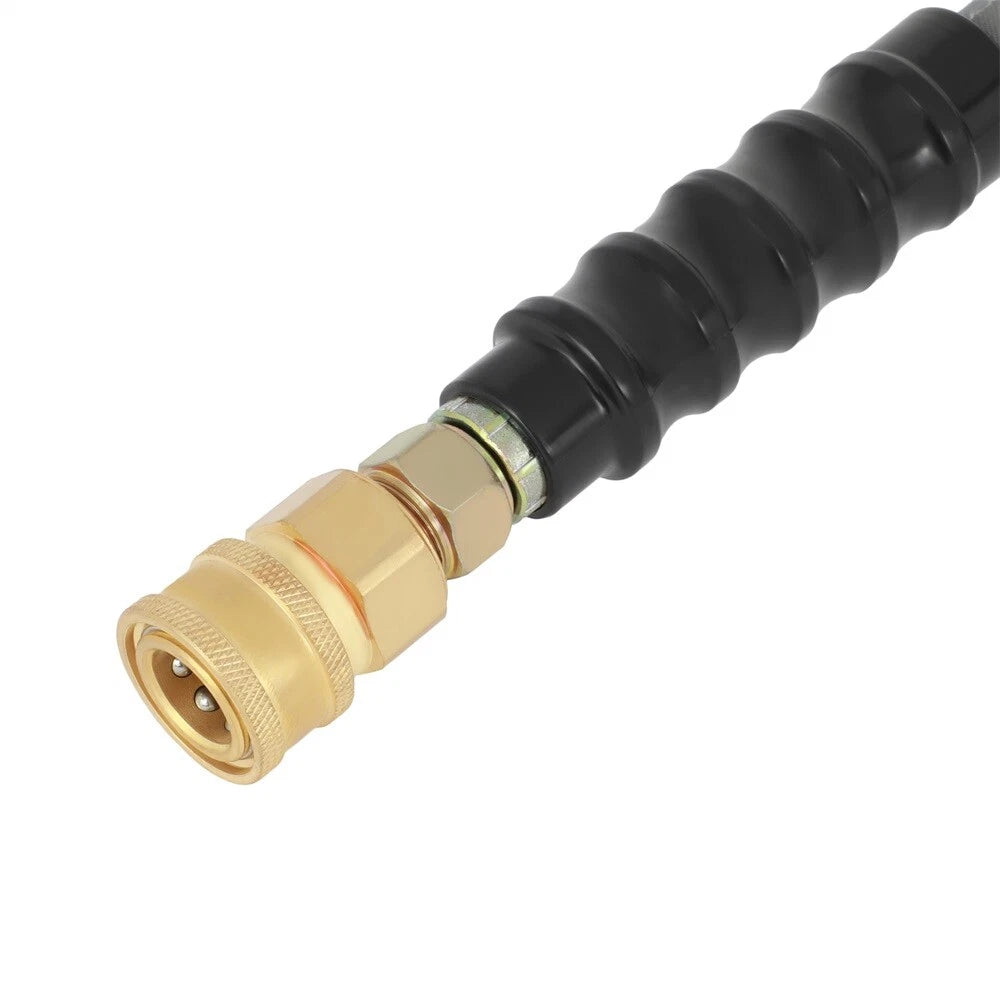 100ft Pressure Washer Hose 3/8" 4000 PSI Non-Marking with Couplers