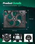 623700 Engine Radiator Cooling Fan for Hyundai Sonata (2015–2017) 2.4L
