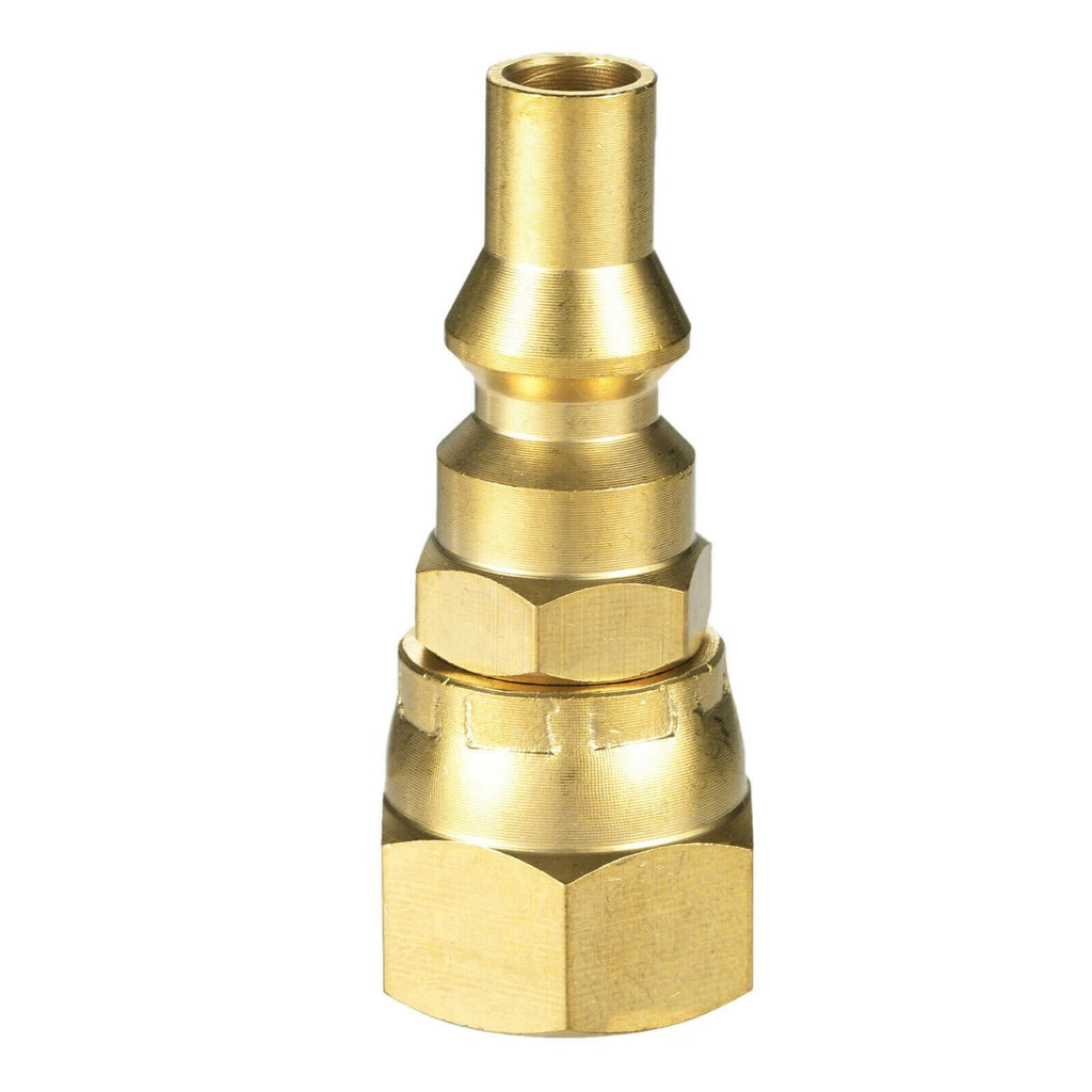 1/4" RV Propane Gas Quick Connect Adapter for Barbecue Grill