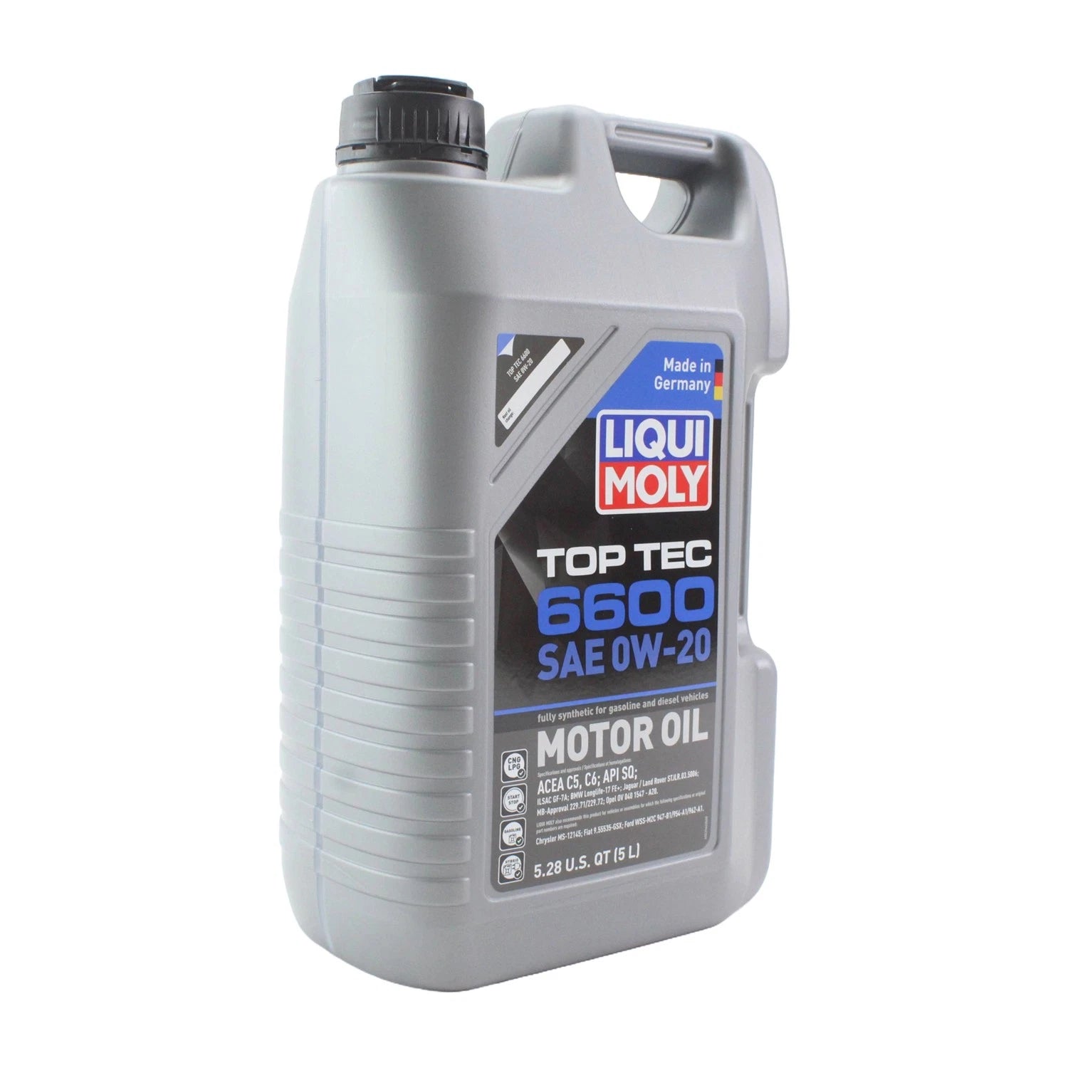 Set of 3 Liqui Moly Top Tec 6600 0W-20 Engine Motor Oil (15L)