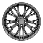 18 Inch Gunmetal Rear Wheel Replacement for 1988-2004 Chevy Corvette